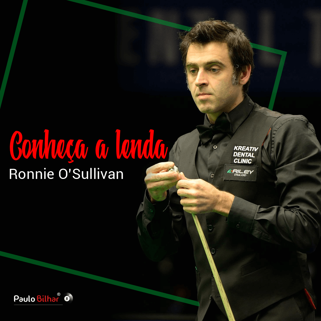 Ronnie O'Sullivan, lenda da sinuca, vê piora de rendimento e mira